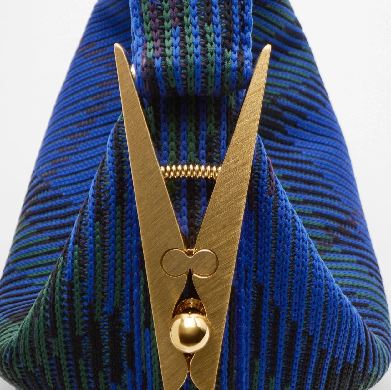 버버리 미니 페그 더플백 블루