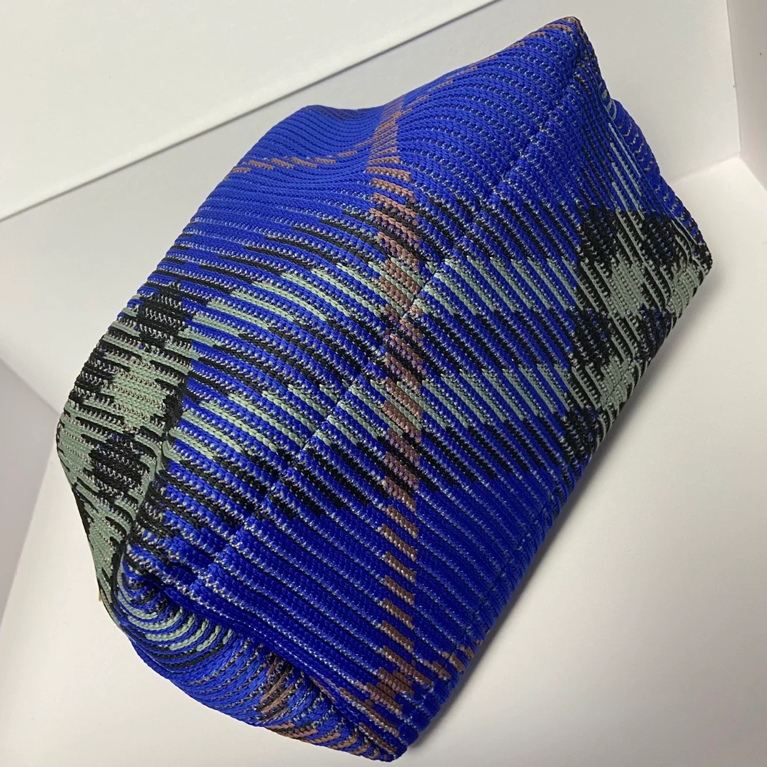 버버리 미니 페그 더플백 블루