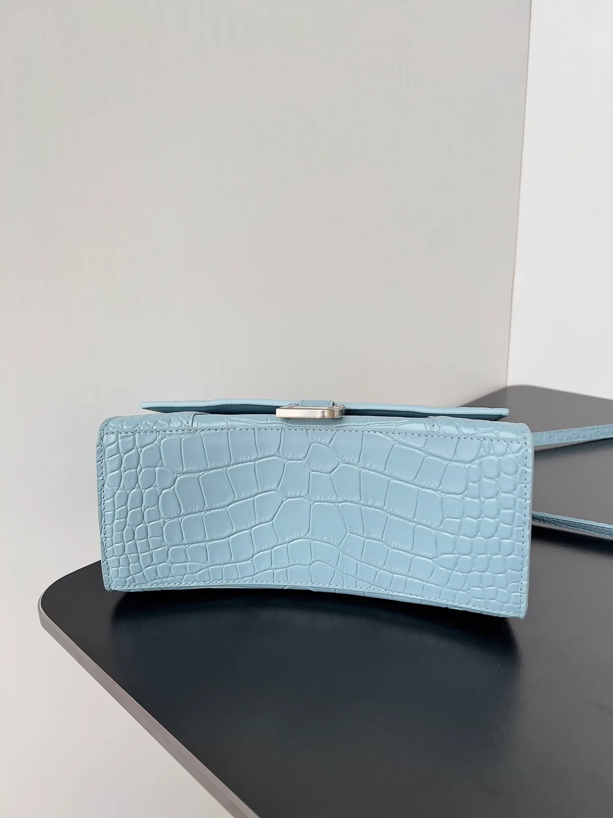 발렌시아가 아워글래스 페이턴 핸드백