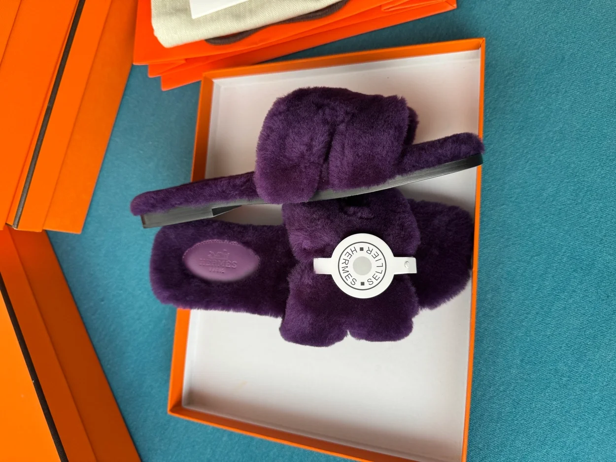 에르메스 오란 샌들 퍼플