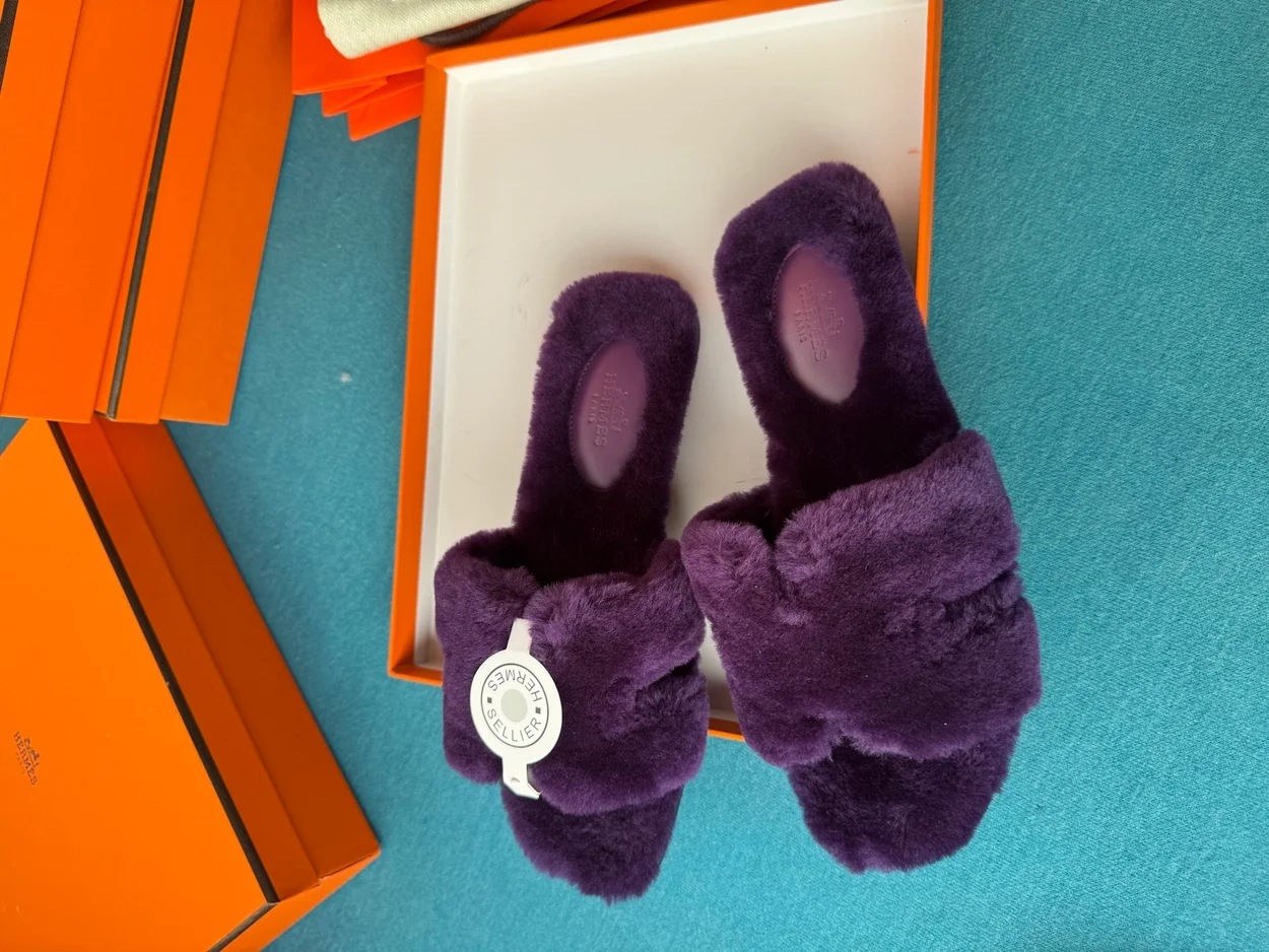 에르메스 오란 샌들 퍼플