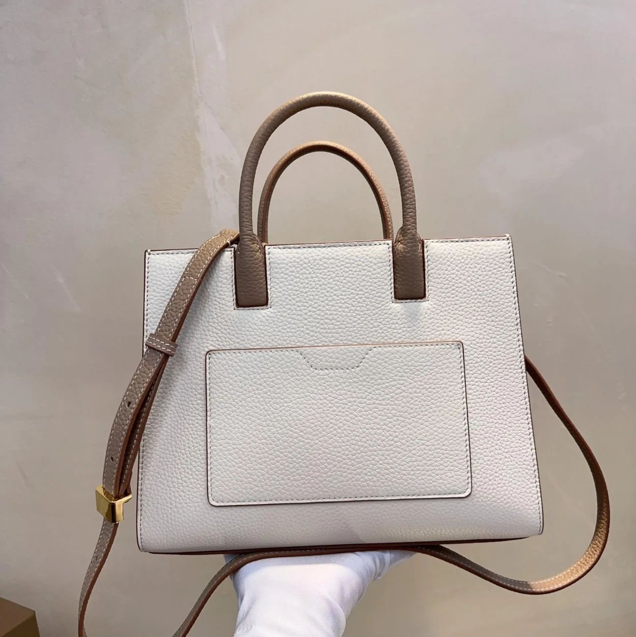 버버리 미니 프란시스 백 웜 탠