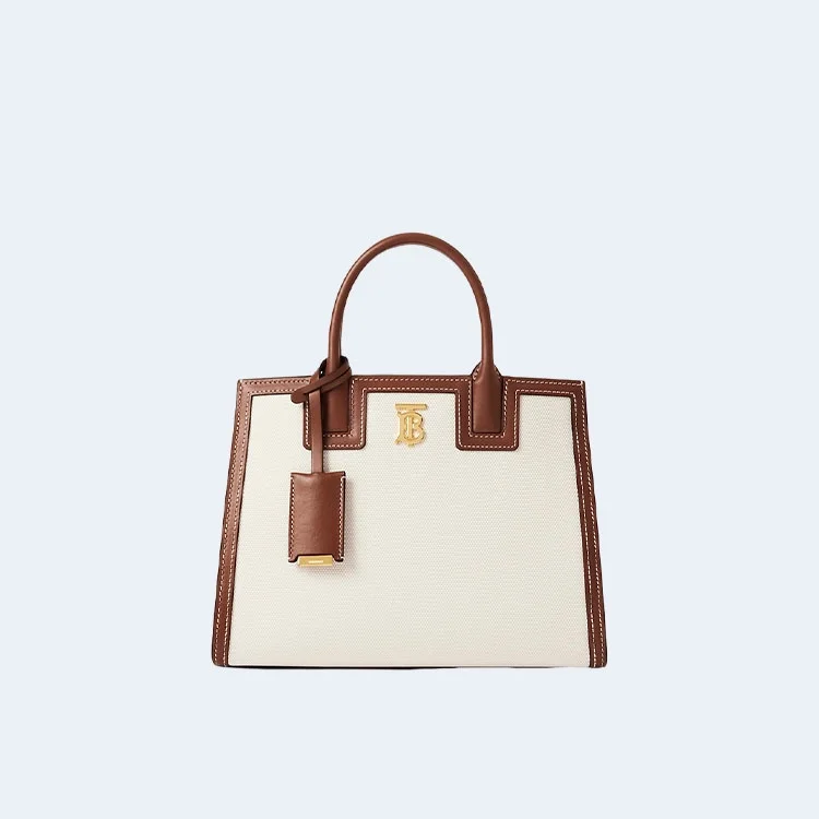 버버리 미니 프란시스 백 내추럴 몰트 브라운