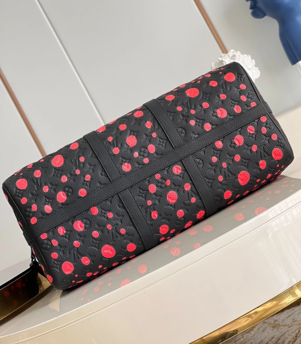 루이비통 x YK 키폴 50 블랙 레드 M21674