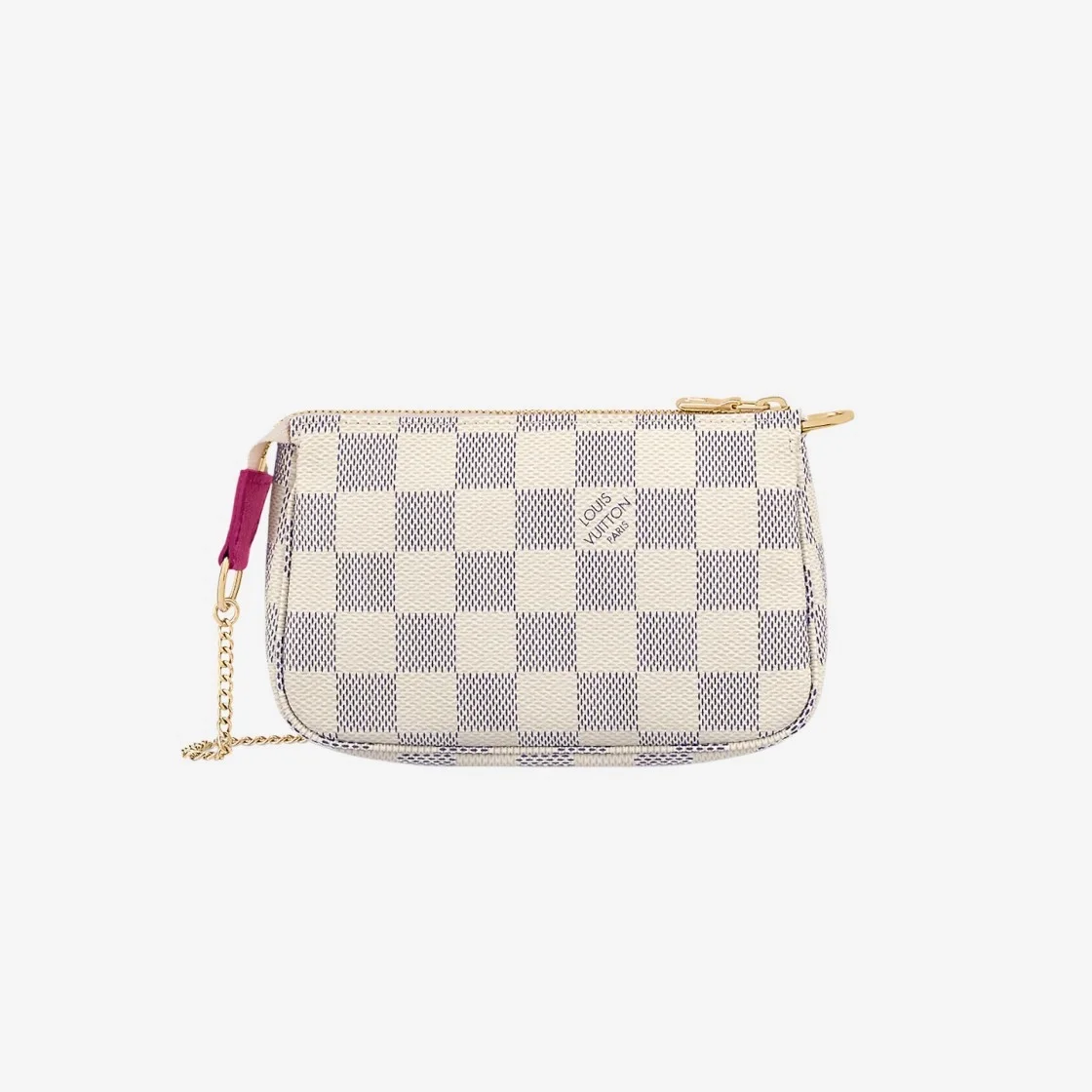 루이비통 미니 포쉐트 악세서리 다미에 핑크 N60487