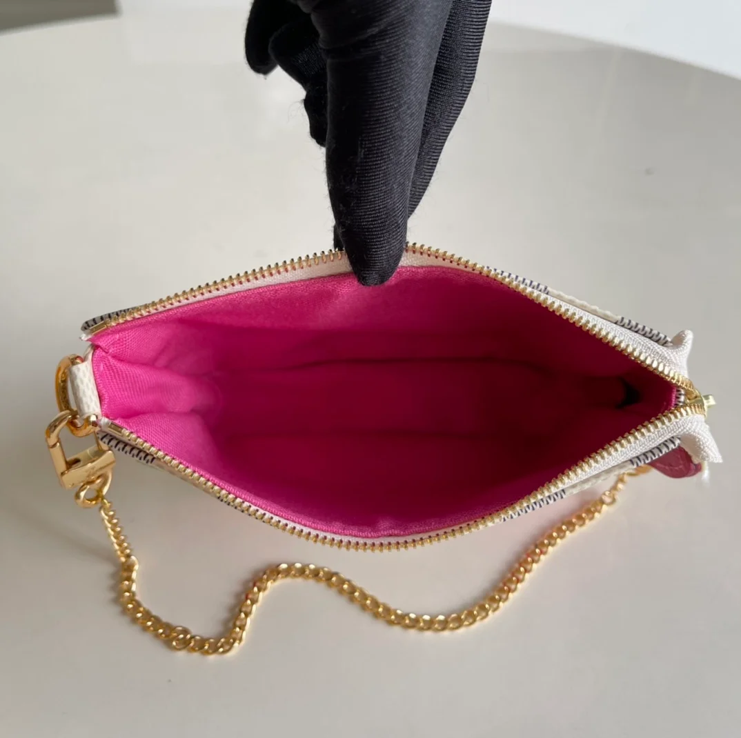 루이비통 미니 포쉐트 악세서리 다미에 핑크 N60487