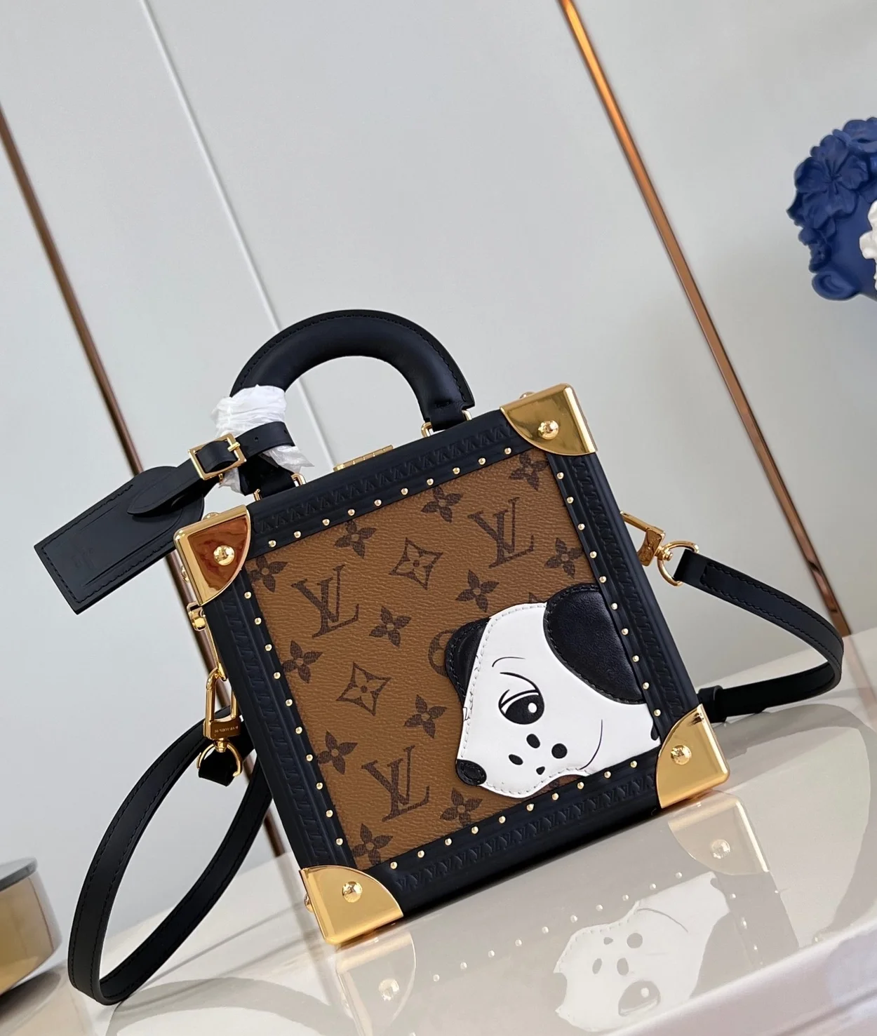 루이비통 미니 스퀘어 트렁크 달마시안 백 M11206