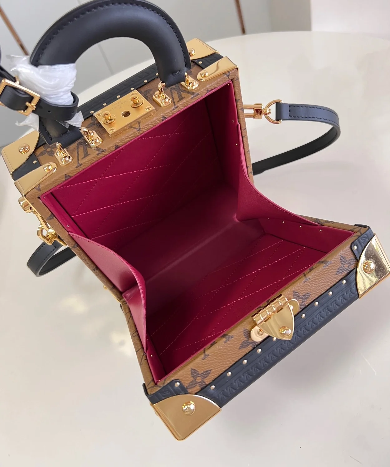 루이비통 미니 스퀘어 트렁크 달마시안 백 M11206