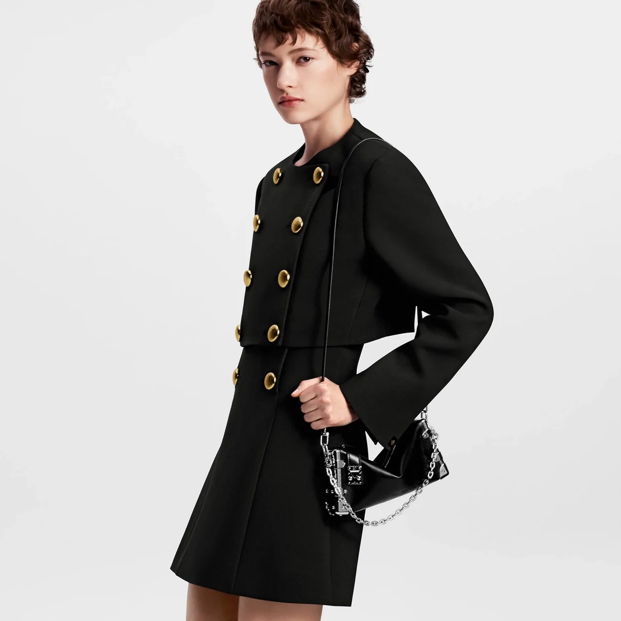 루이비통 슬림 트렁크 블랙 M25445