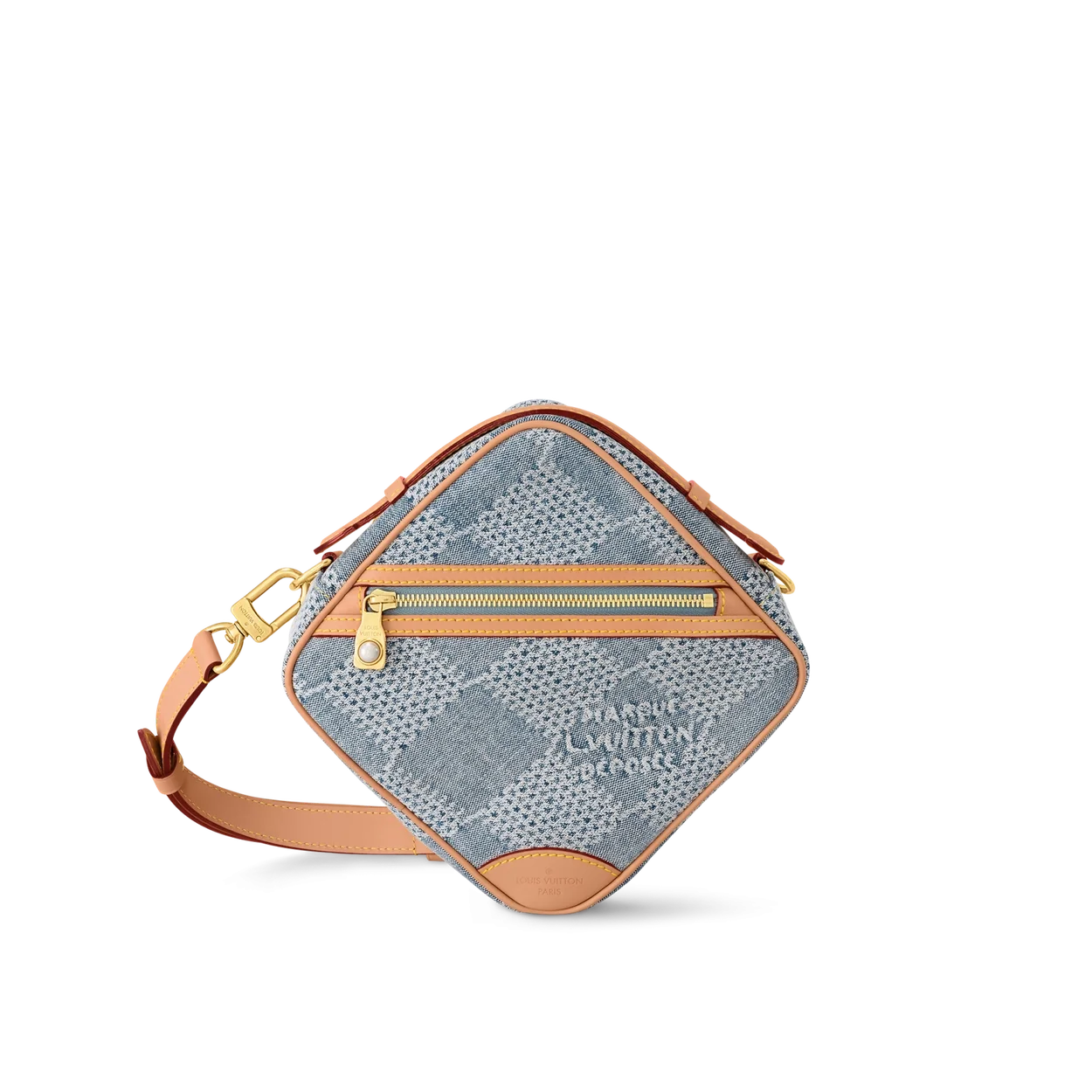 루이비통 체스 메신저 다미에 데님 블루