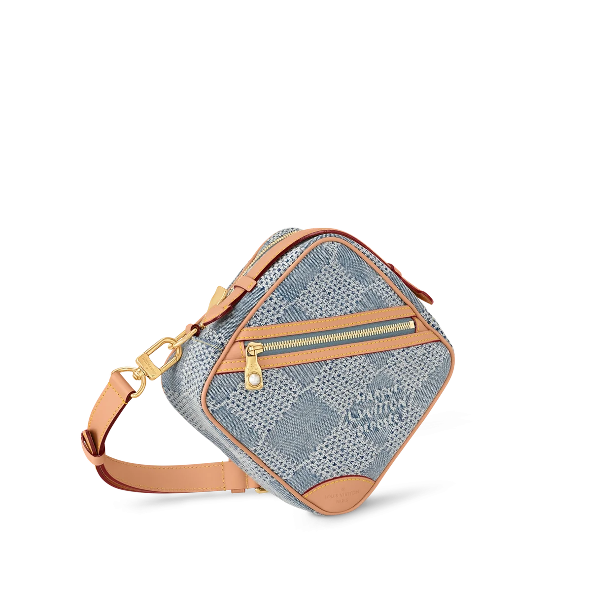 루이비통 체스 메신저 다미에 데님 블루