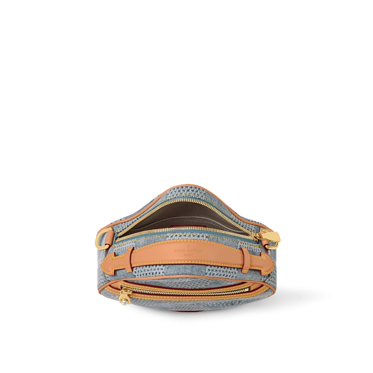 루이비통 체스 메신저 다미에 데님 블루