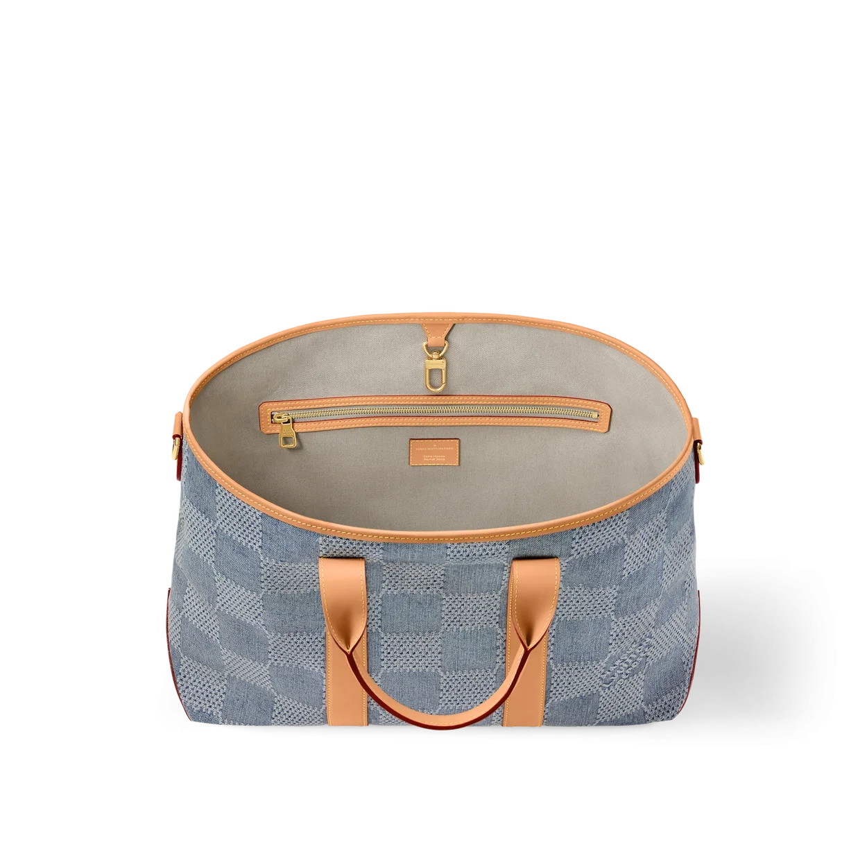 루이비통 위켄드 토트 다미에 데님 블루 N40702