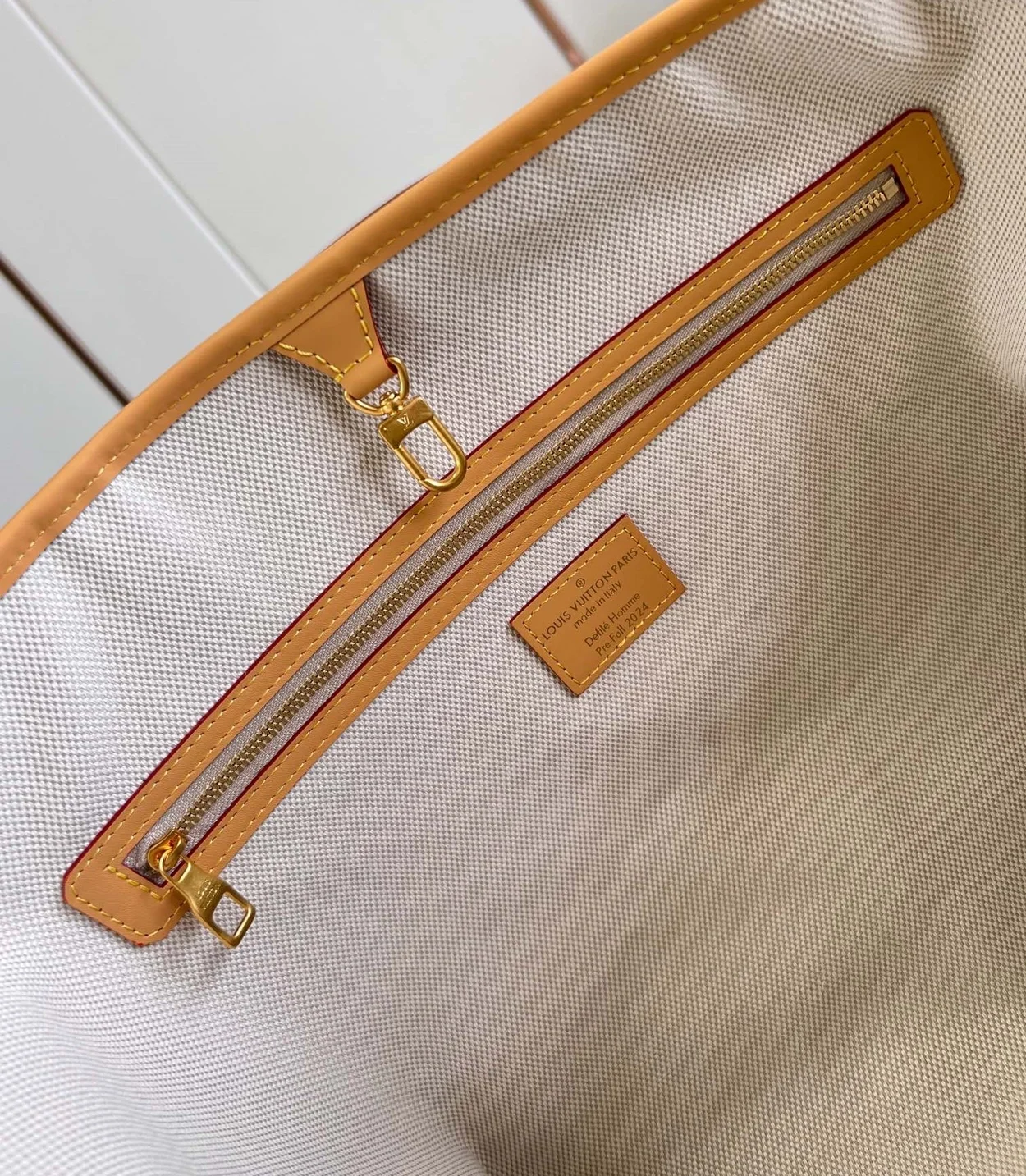 루이비통 위켄드 토트 다미에 데님 블루 N40702