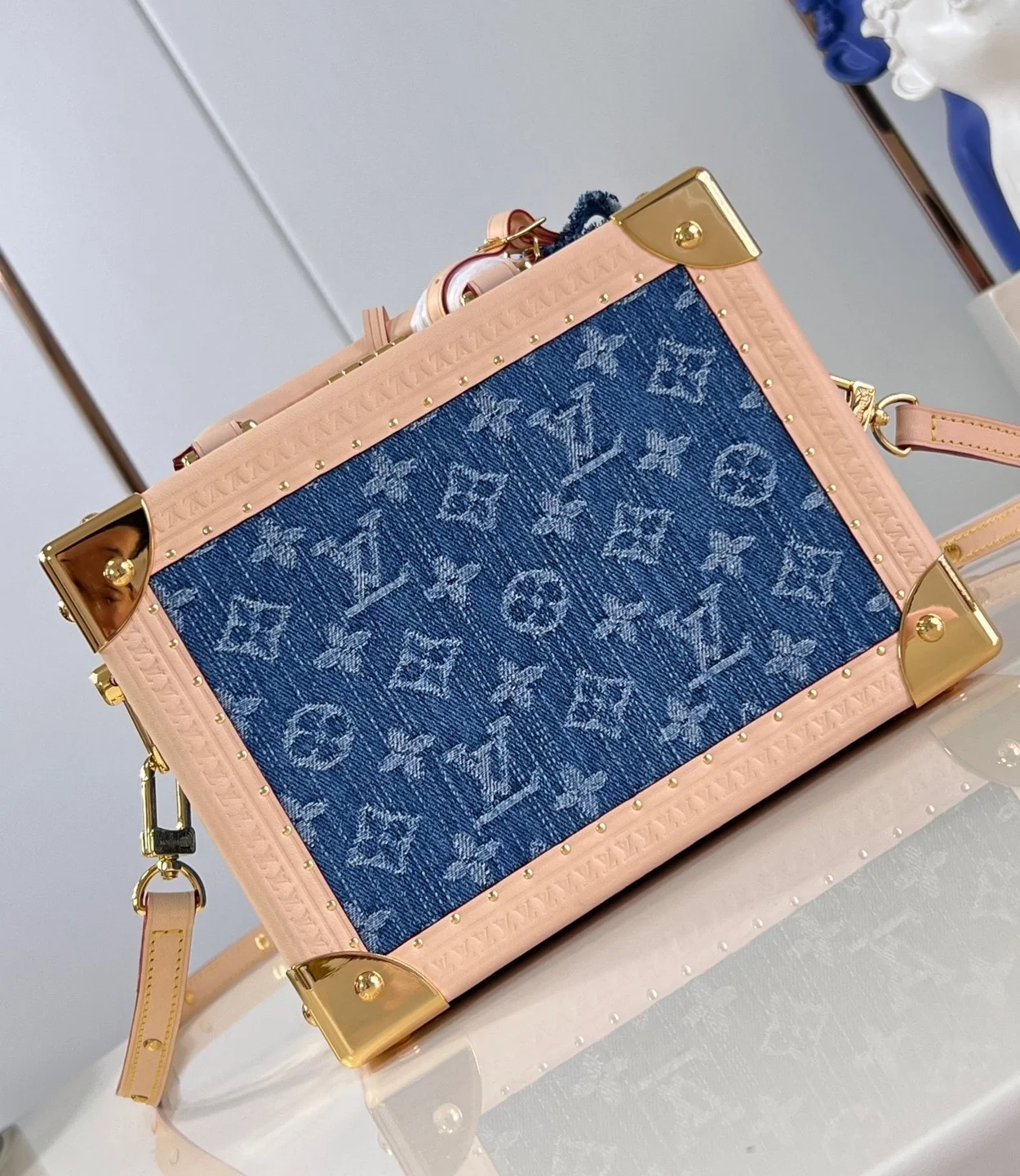 루이비통 쁘띠 발리즈 데님 블루 M24161