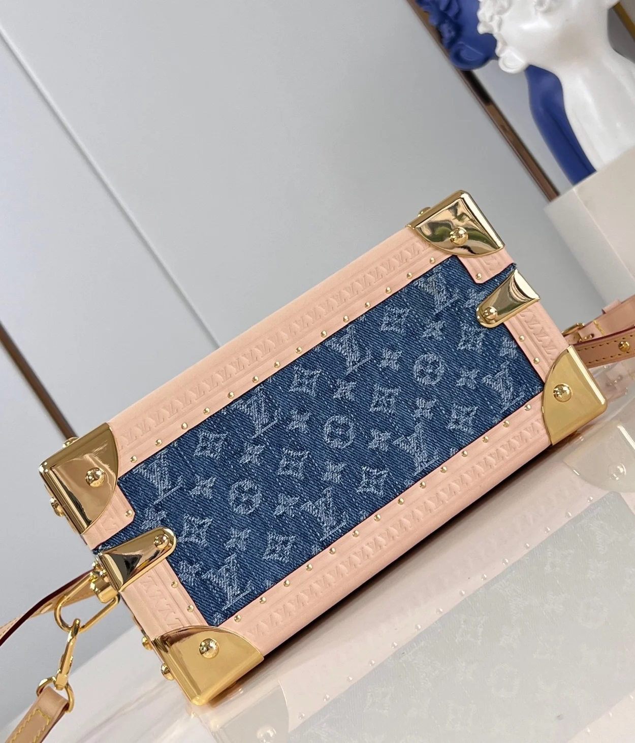 루이비통 쁘띠 발리즈 데님 블루 M24161