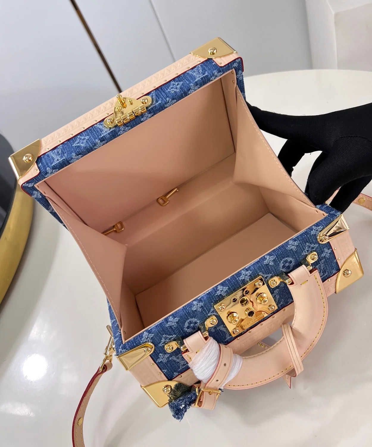 루이비통 쁘띠 발리즈 데님 블루 M24161