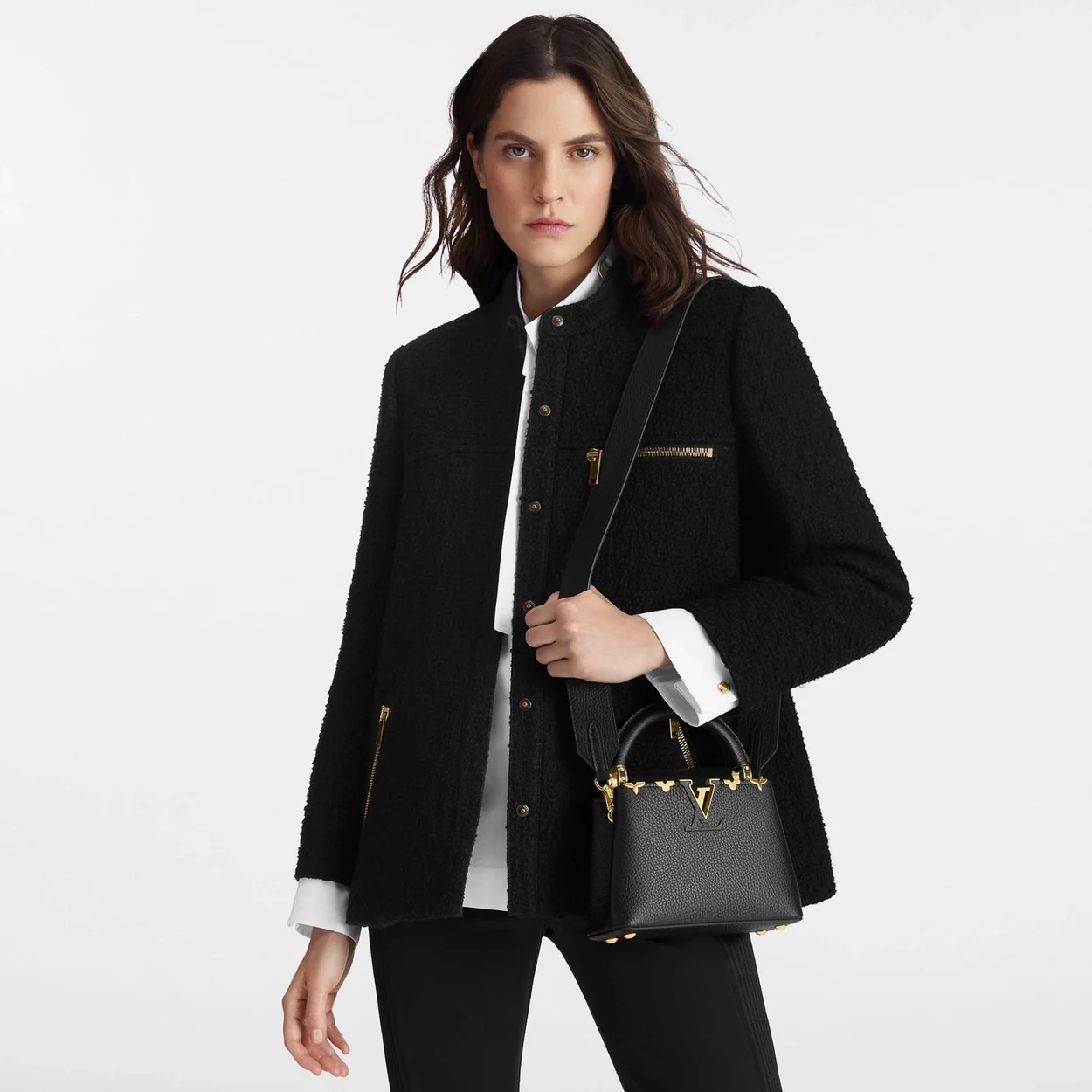 루이비통 블랙 카퓌신 미니 M56669