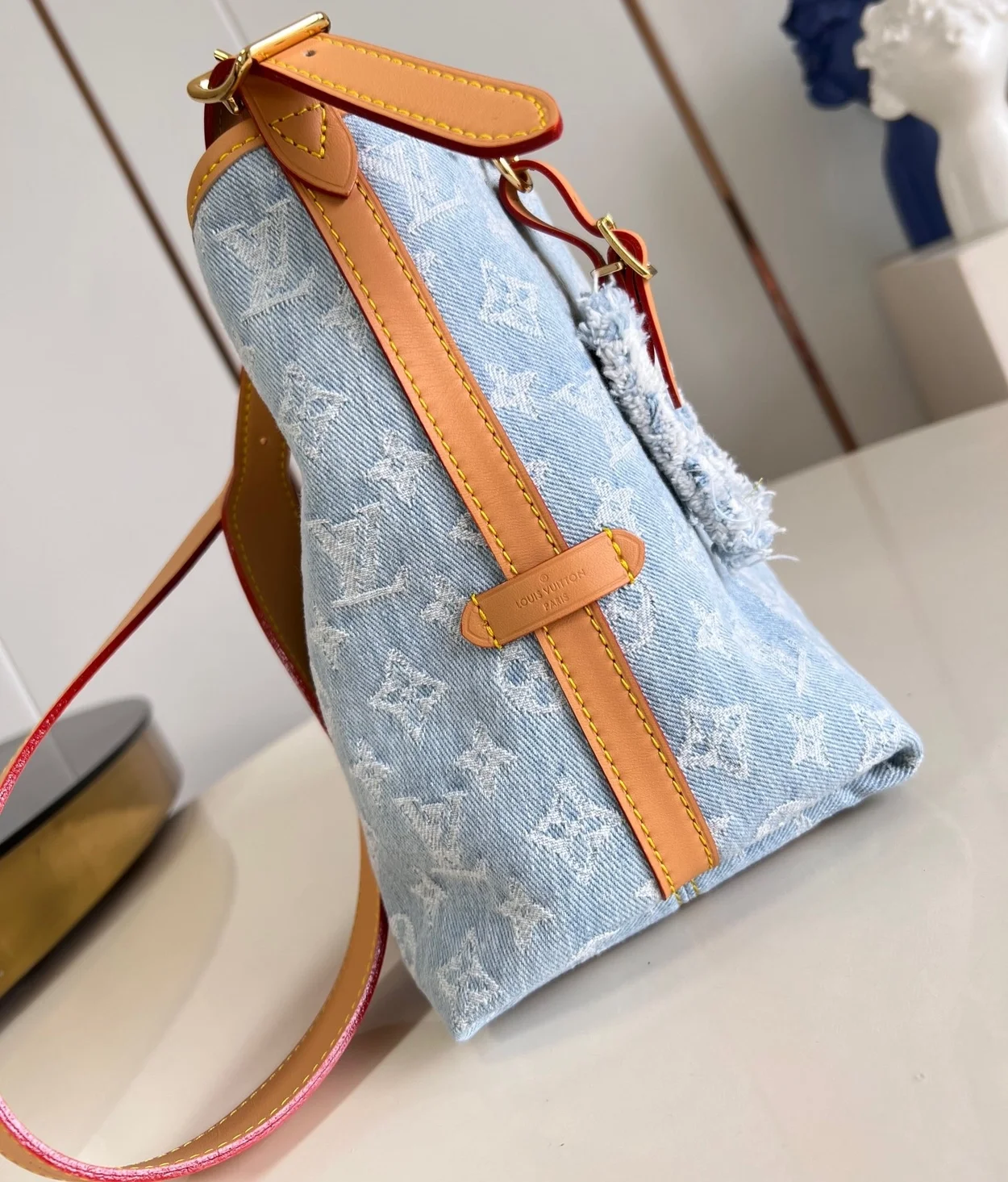 루이비통 캐리올 PM 모노그램 스카이 데님 M11462