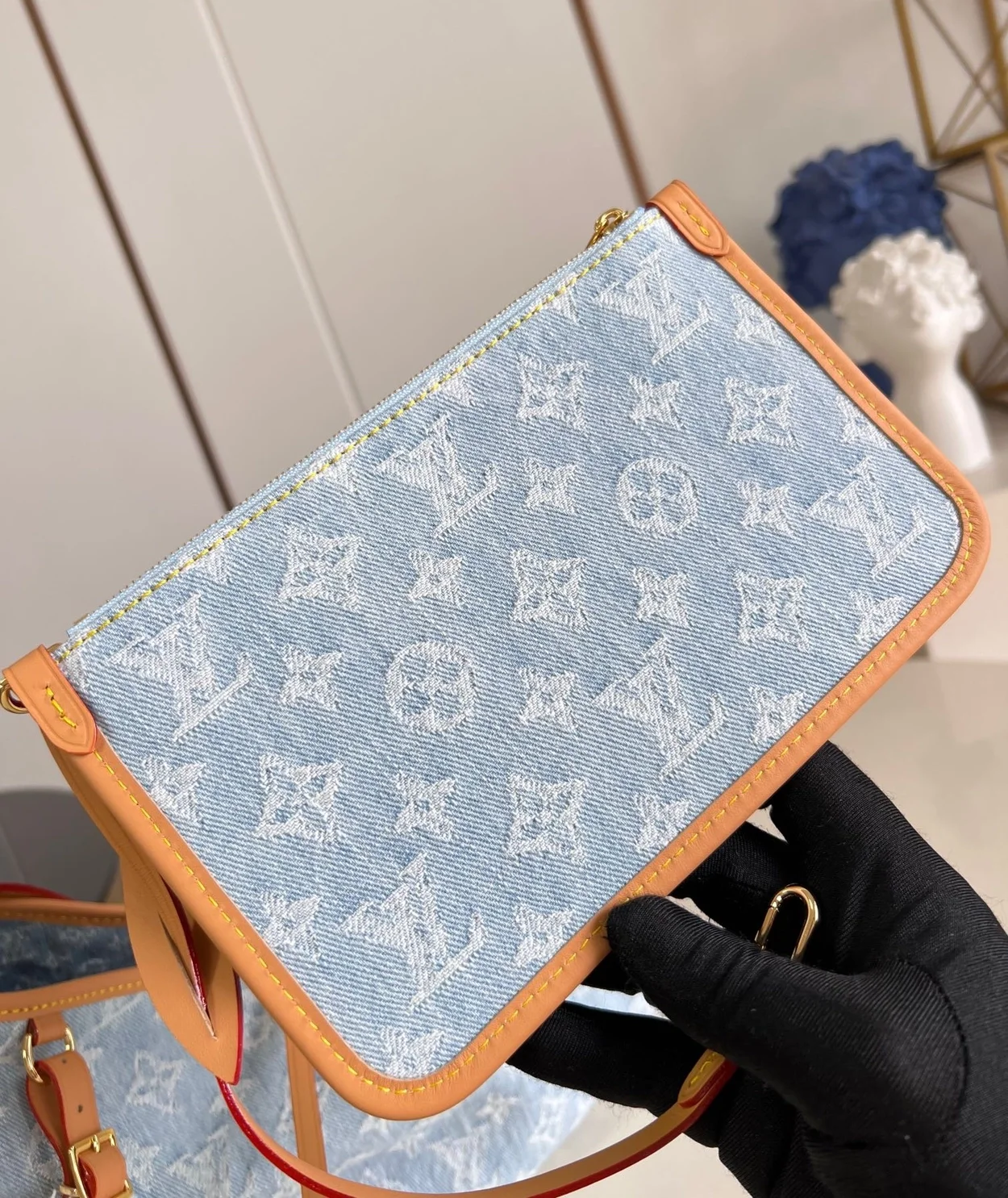 루이비통 캐리올 PM 모노그램 스카이 데님 M11462