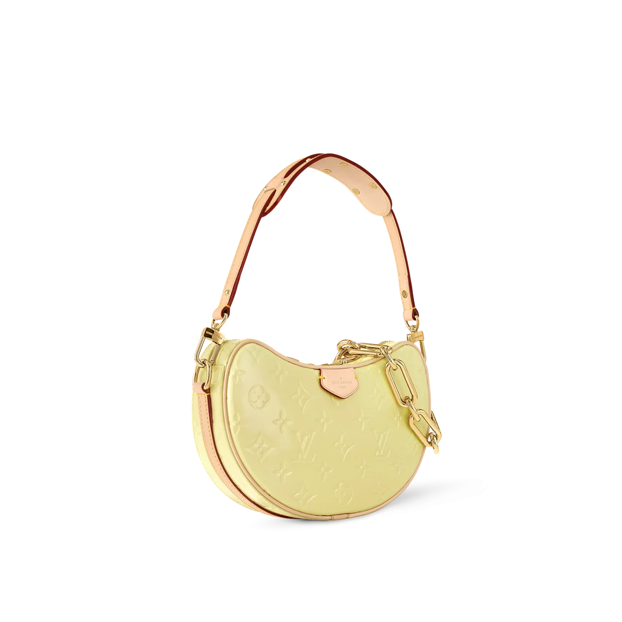 루이비통 크로아상 PM 모노그램 베르니 백 M24020