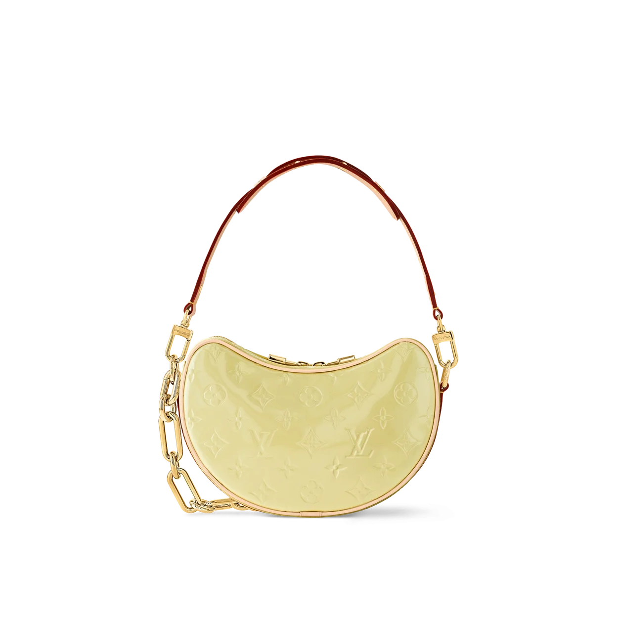 루이비통 크로아상 PM 모노그램 베르니 백 M24020