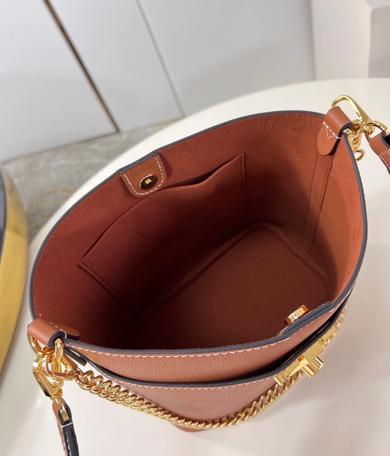 루이비통 락 앤 워크 브라운 백 M24165