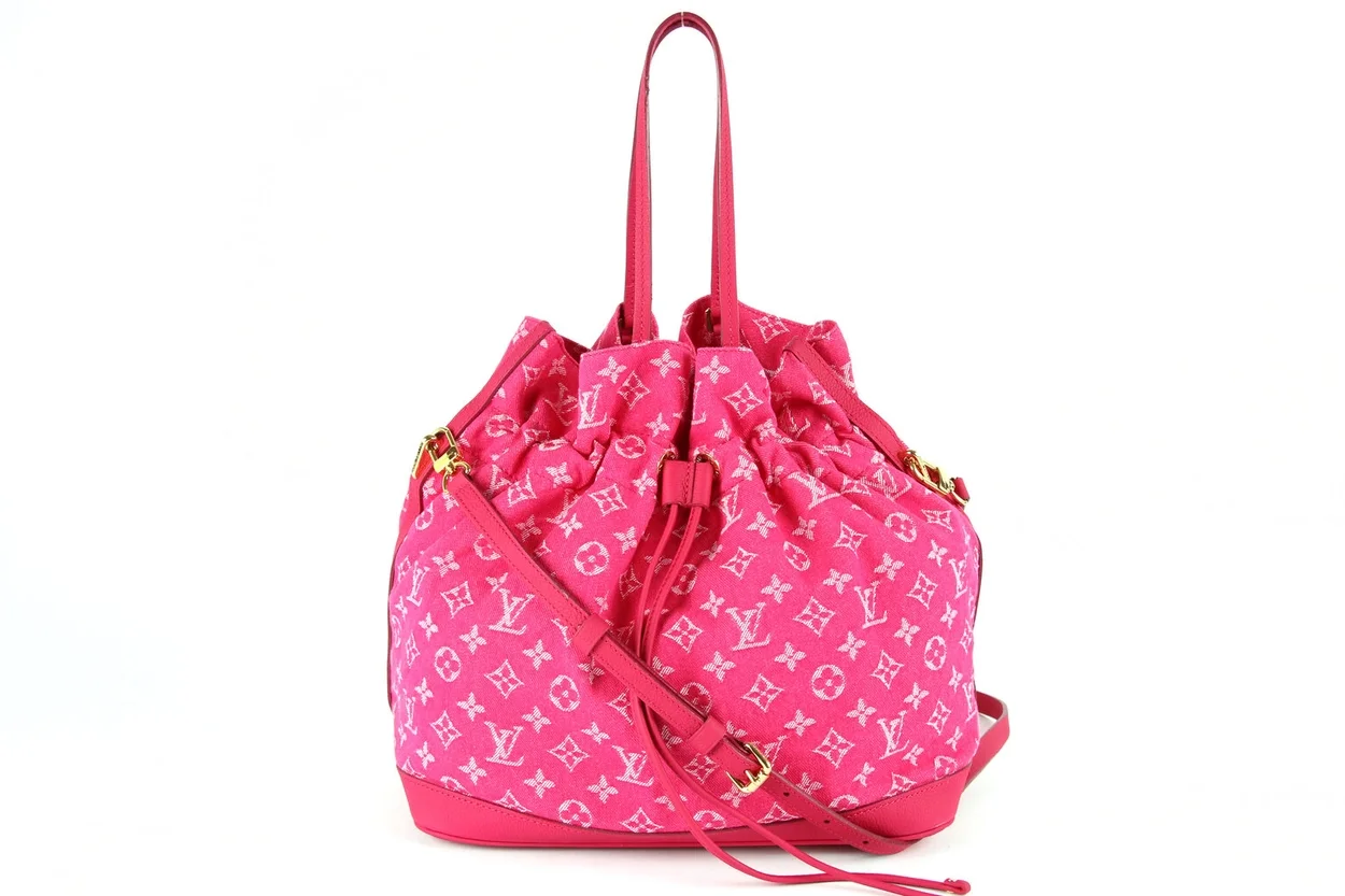 루이비통 노에풀 MM 인디안 로즈 데님 백 M40870