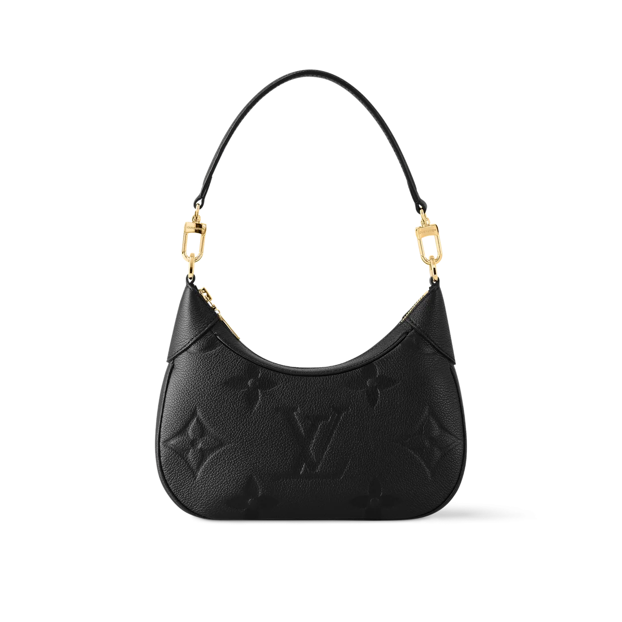 루이비통 바가텔 모노그램 앙프렝뜨 레더 블랙 M46002