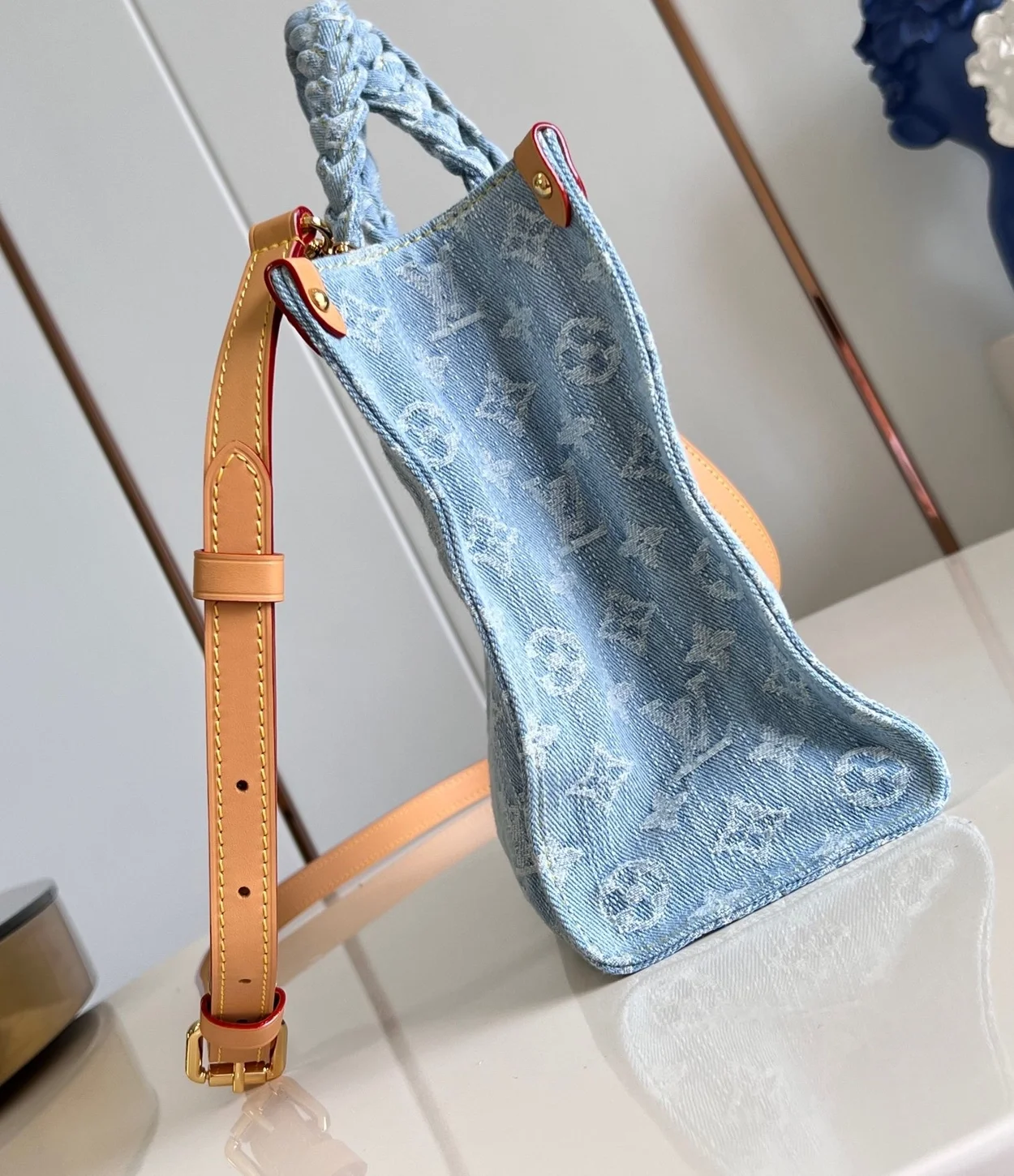 루이비통 렛 고 PM 데님 스카이블루 M24897