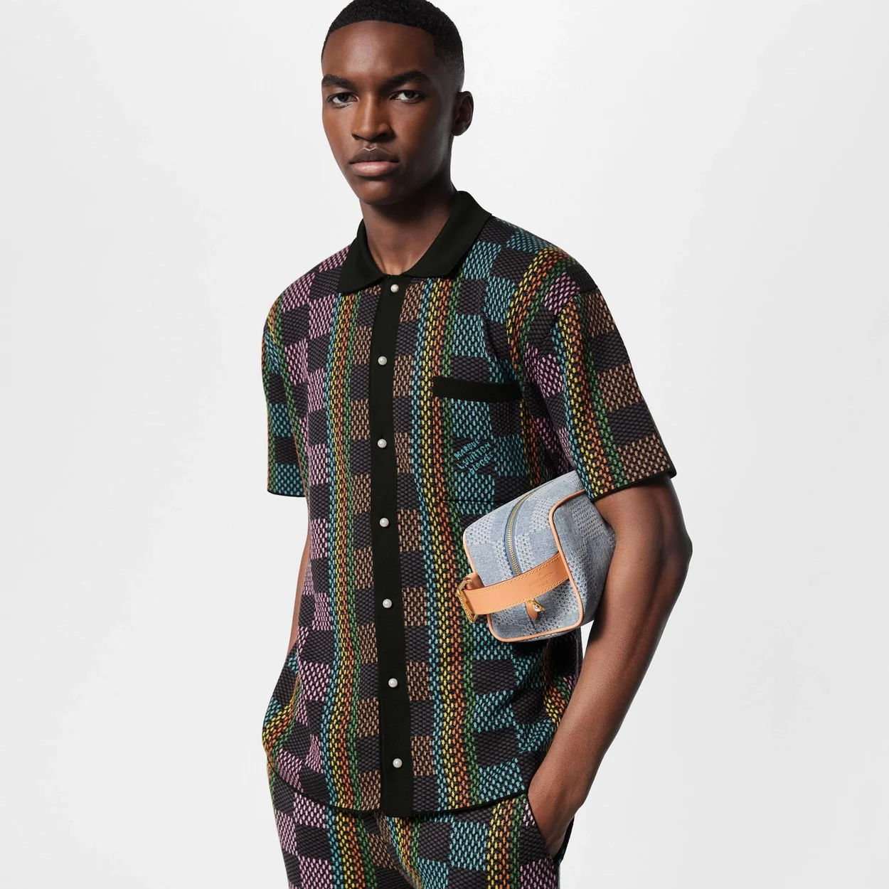 루이비통 락커 돕 키트 다미에 데님 블루 N40753