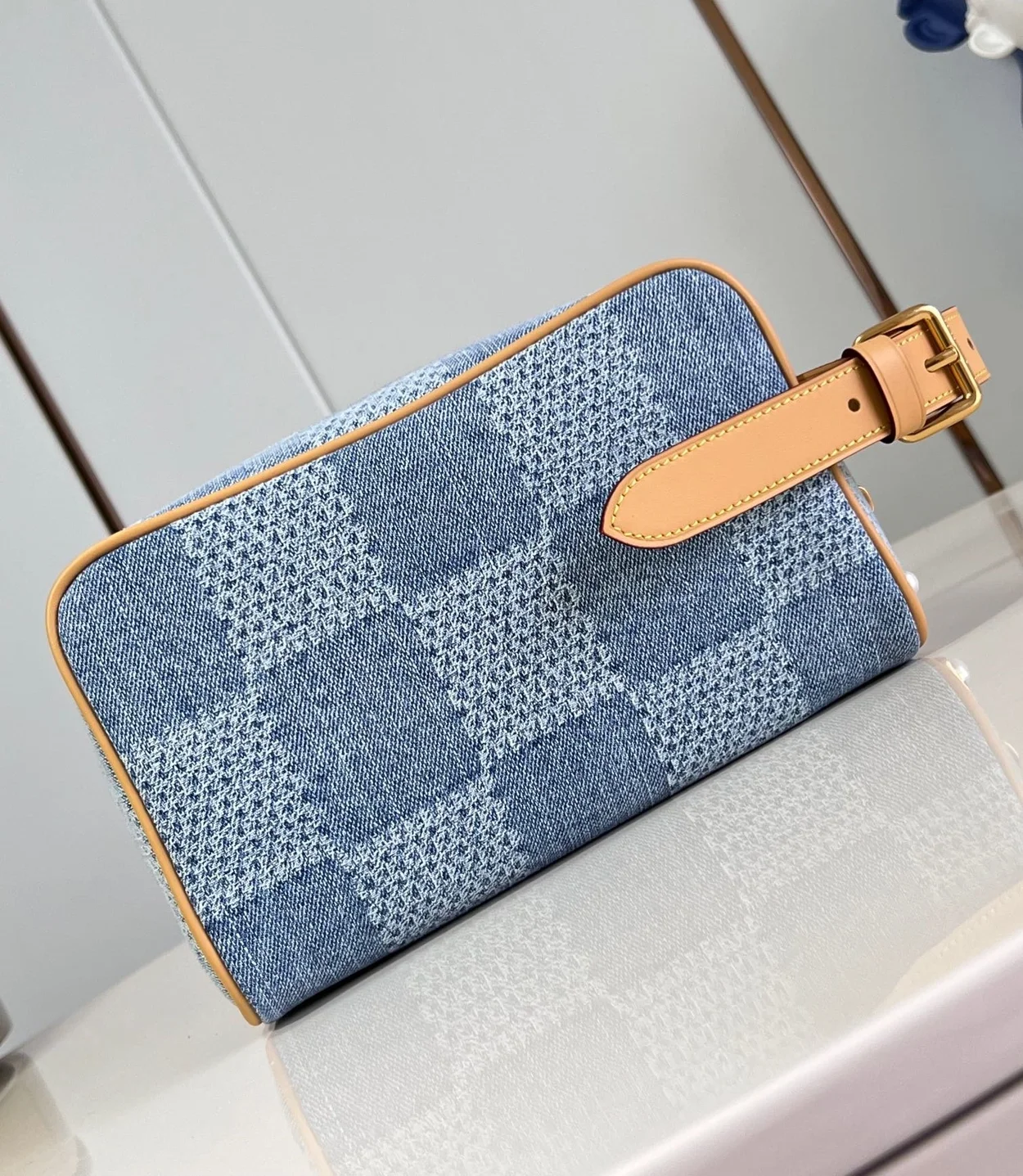 루이비통 락커 돕 키트 다미에 데님 블루 N40753