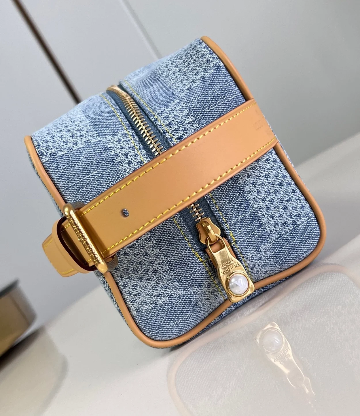 루이비통 락커 돕 키트 다미에 데님 블루 N40753