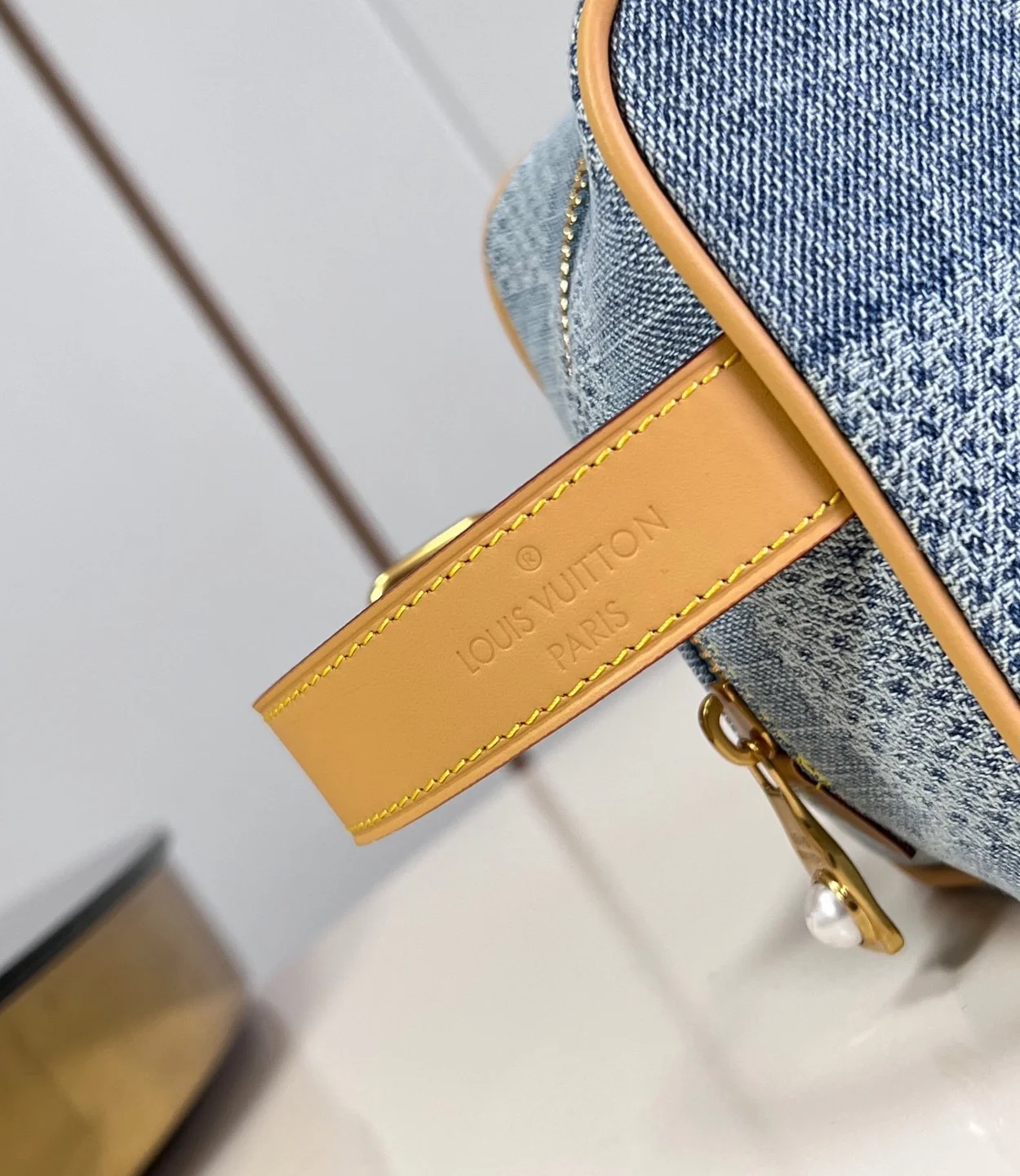 루이비통 락커 돕 키트 다미에 데님 블루 N40753