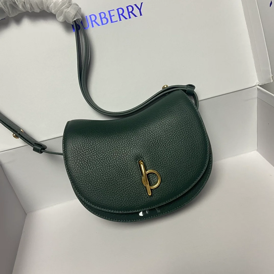 버버리 미니 로킹 홀스백 그린