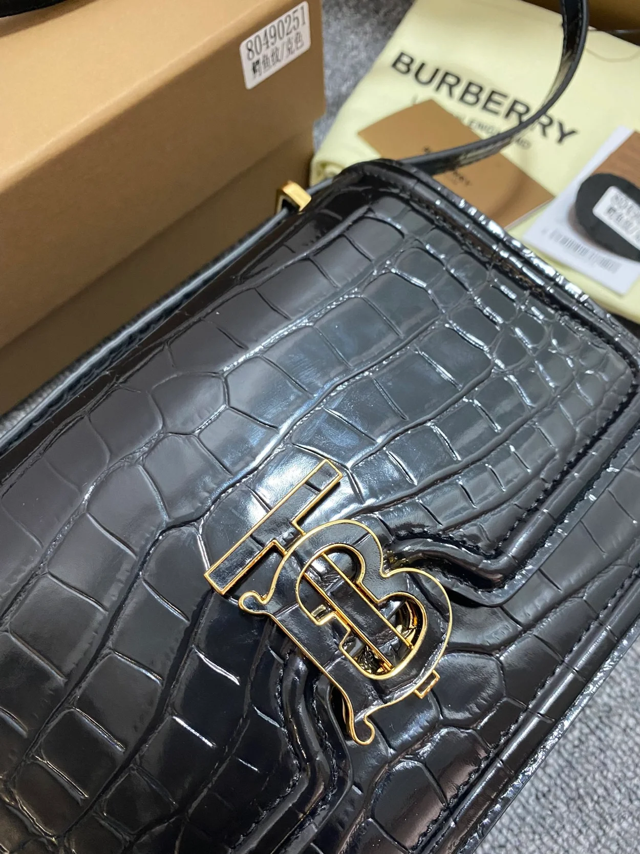 버버리 블랙 미니 TB백