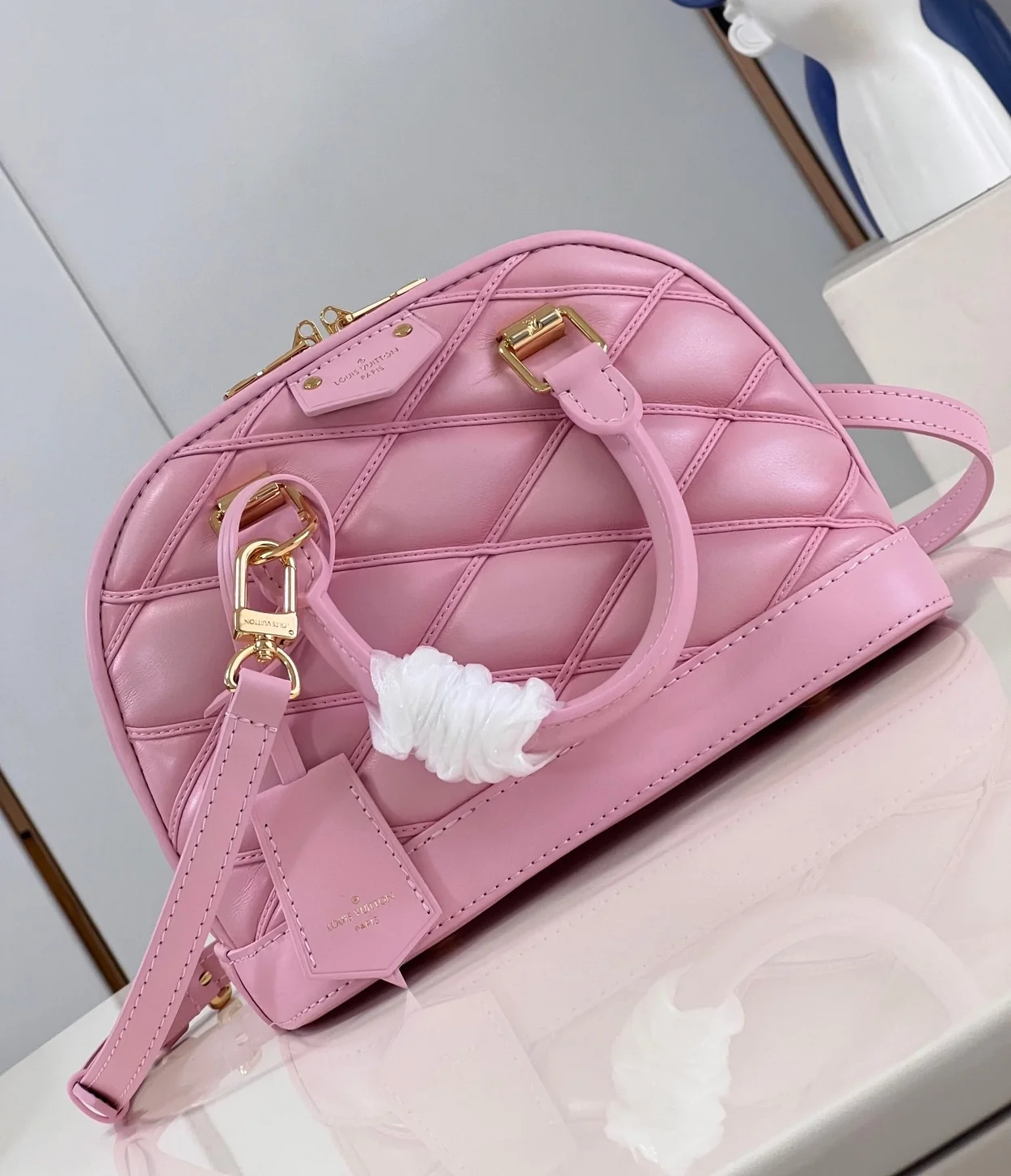루이비통 알마 BB 말타쥬 핑크 M24453
