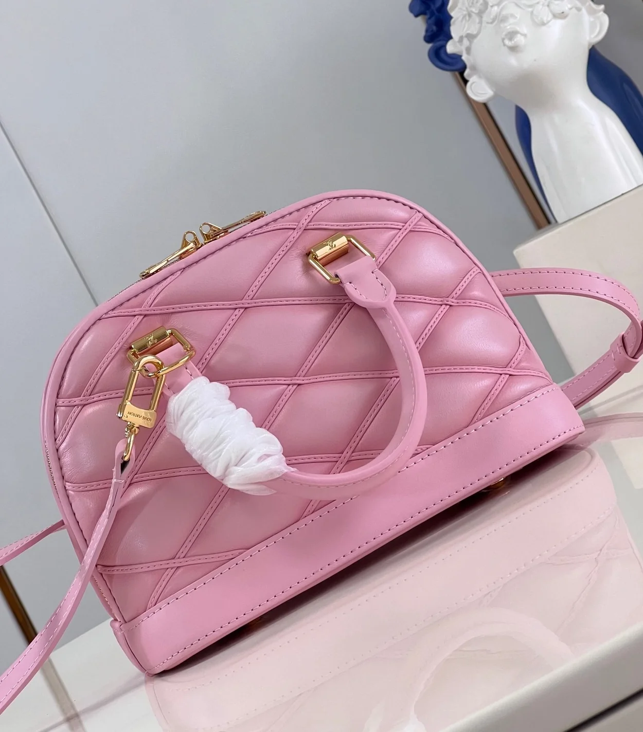 루이비통 알마 BB 말타쥬 핑크 M24453