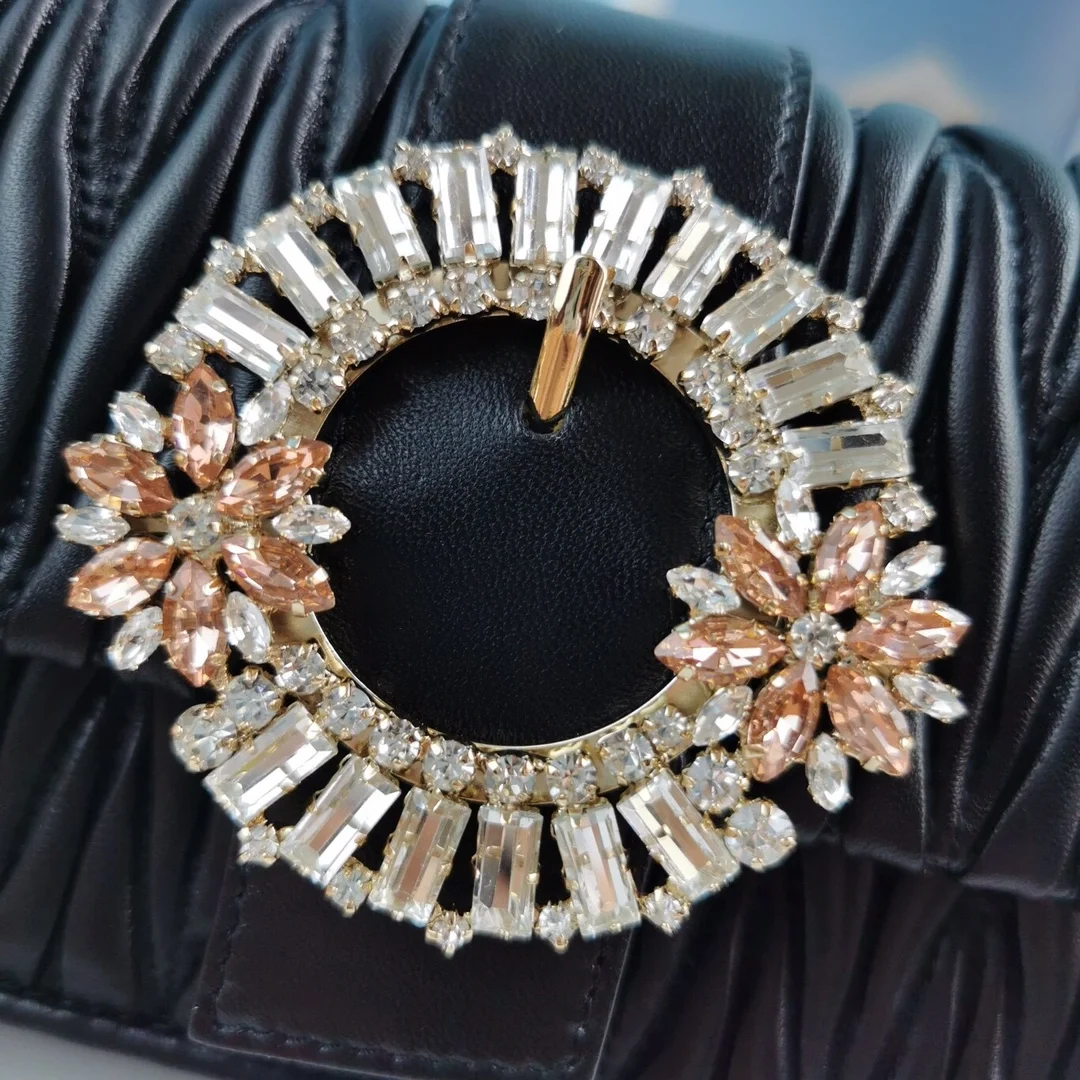 미우미우 마테라쎄 가죽백 블랙