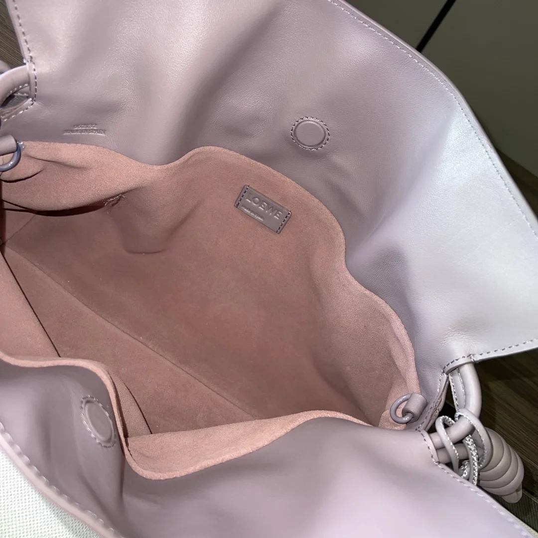 로에베 애너그램 플라멩코 클러치 백 퍼플