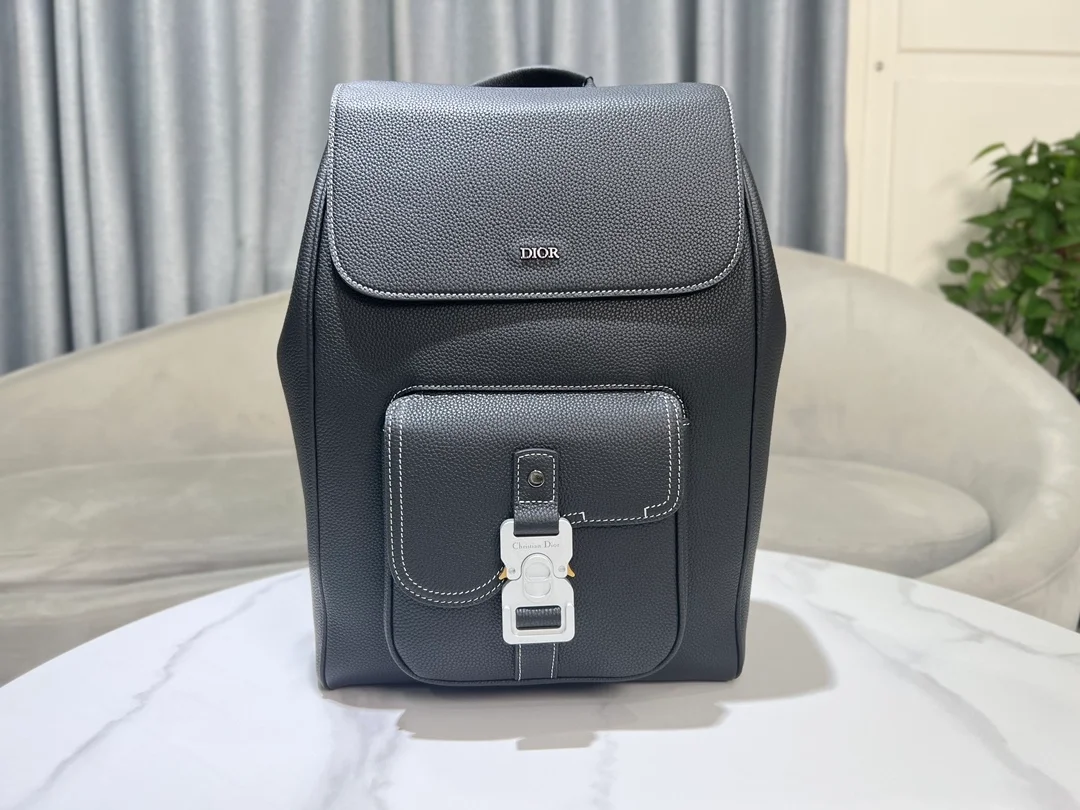 디올 saddle 블랙 백팩