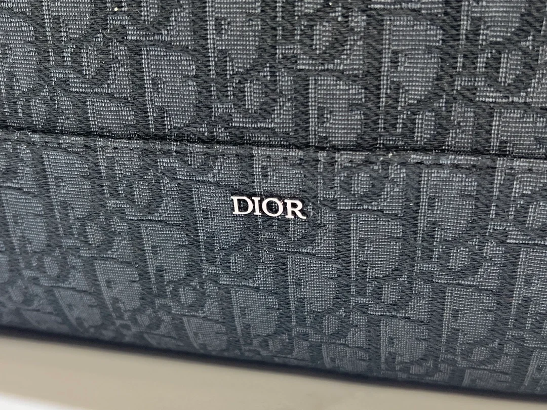 디올 Dior 8 플랩 블랙 오블리크 자카드 백팩