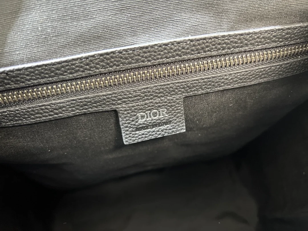 디올 Dior 8 플랩 블랙 오블리크 자카드 백팩