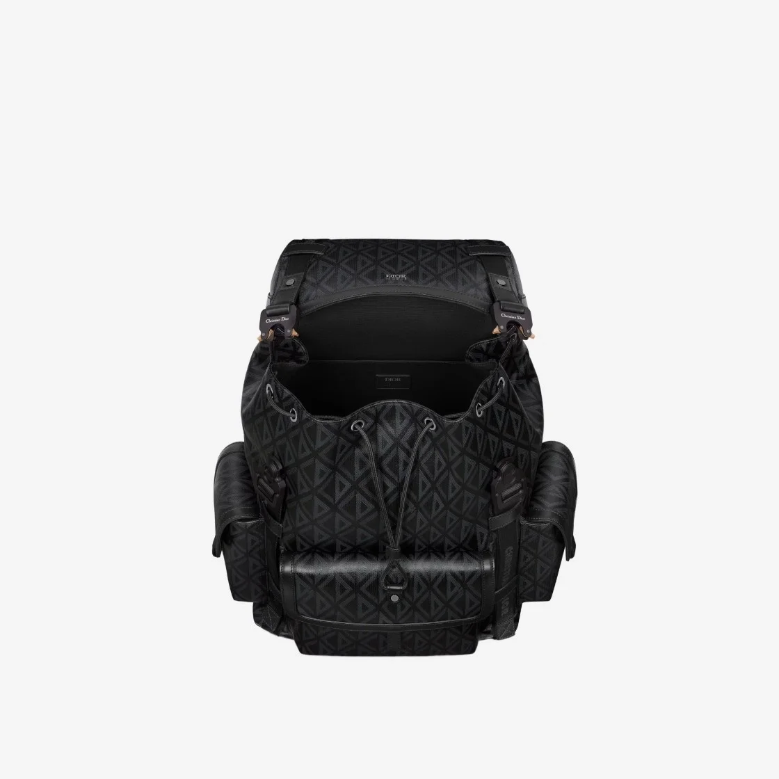 디올 CD 다이아몬드 캔버스 힛 더 로드 백팩