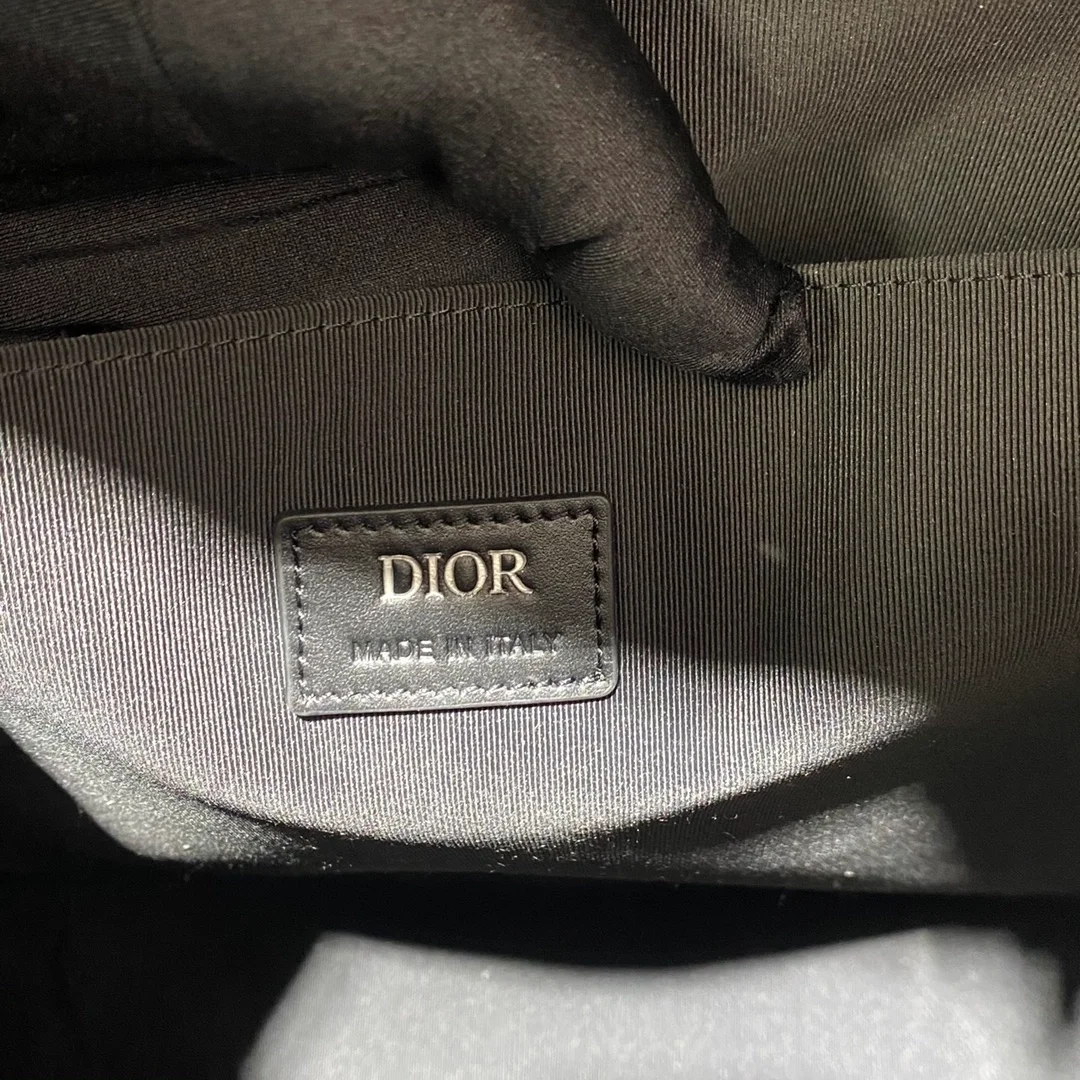 디올 CD 다이아몬드 캔버스 힛 더 로드 백팩