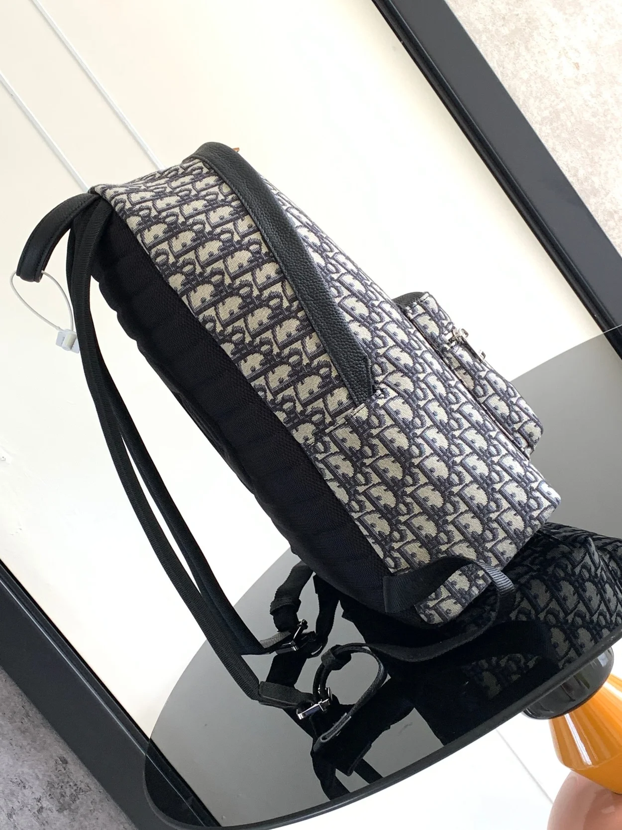 디올 라이더 백팩 베이지