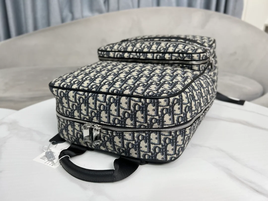 디올 오블리크 사파리 백팩 베이지