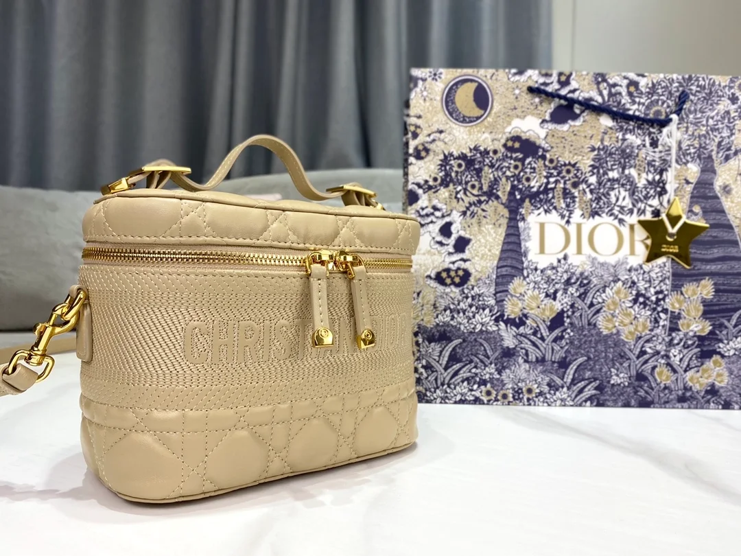 디올 레이디 트래블 베니티 케이스 베이지