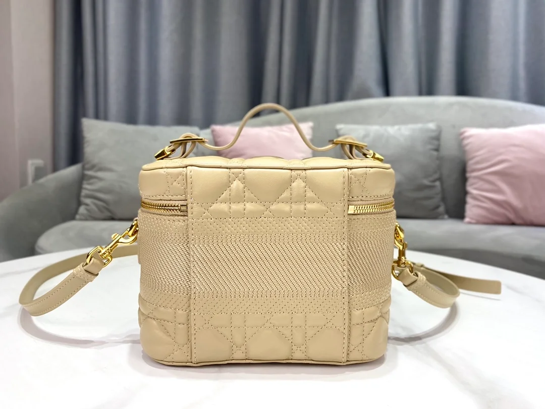 디올 레이디 트래블 베니티 케이스 베이지