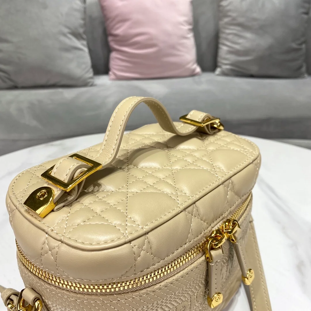 디올 레이디 트래블 베니티 케이스 베이지